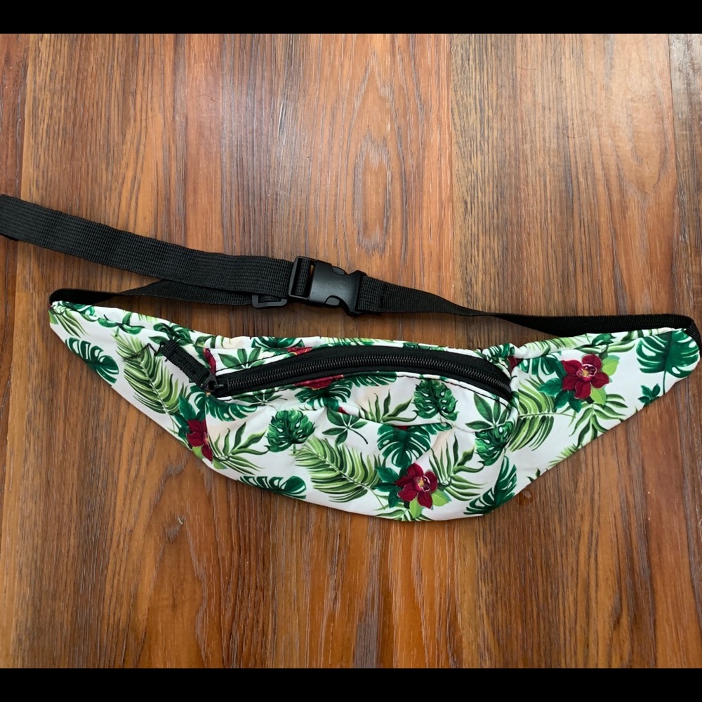 Summer Floral Palms Vibes Vintage Fanny Pack